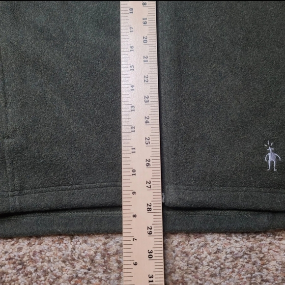 SmartWool Mens Wool Blend Sweater Jacket Size Large Full Zip Green Warm - Picture 14 of 14
